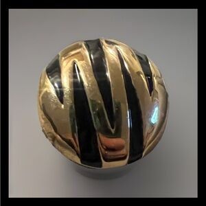 Park Lane vintage‎ pendant gold with black enamel